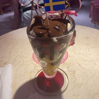 vegan chocolate covered fruit salad  at Dirty Coco in Stockholm