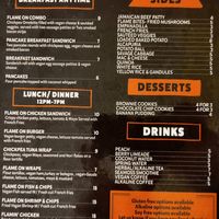 Menu at Flame On Vegan in Agawam