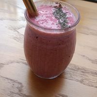 Boss berry bliss smoothie at The Vibe in Liverpool