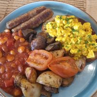 Full English breakfast at The Vibe in Liverpool