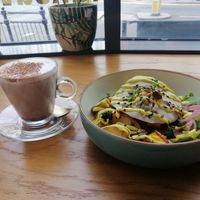 Vegan egg!! at The Vibe in Liverpool