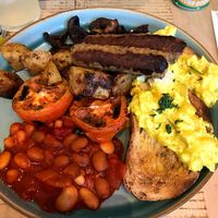 English breakfast at The Vibe in Liverpool