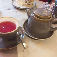 Berry tea at The Vibe in Liverpool