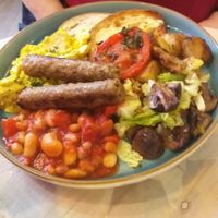 English breakfast at The Vibe in Liverpool