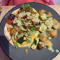 Lovely plant based food and coffee  at The Vibe in Liverpool