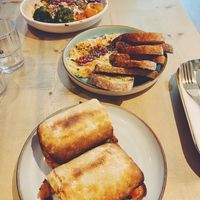 Hummus sharing plate   at The Vibe in Liverpool