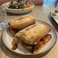 Jackfruit cheese toastie   at The Vibe in Liverpool