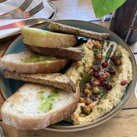 Humous and Bread  at The Vibe in Liverpool