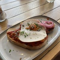 Beans on toast  at The Vibe in Liverpool