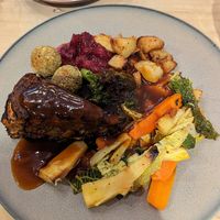 Nut roast at The Vibe in Liverpool