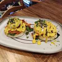 Eggs royale at The Vibe in Liverpool