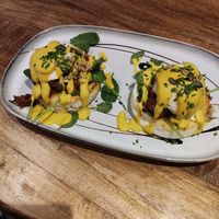 Eggs benny at The Vibe in Liverpool