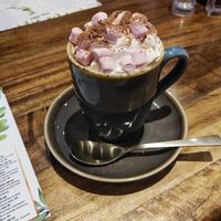 Hot chocolate at The Vibe in Liverpool