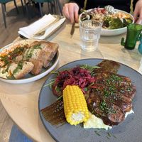 Second visit. Amazing hummus. BBQ beef thing very average.  at The Vibe in Liverpool