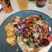 Shroom gyros! Glorious! at The Vibe in Liverpool