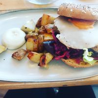 Breaky bagel at The Vibe in Liverpool