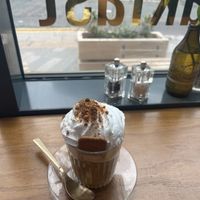Biscoff coffee  at The Vibe in Liverpool