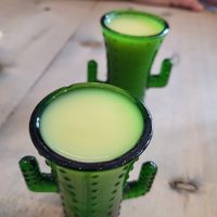 Turmeric shots at The Vibe in Liverpool
