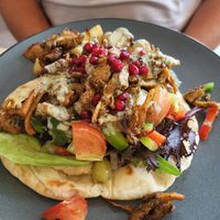 Kebab style flTbread at The Vibe in Liverpool