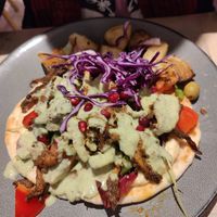 mushroom flatbread at The Vibe in Liverpool