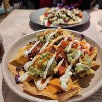 pulled jackfruit nachos at The Vibe in Liverpool