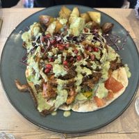 Mushroom gyros  at The Vibe in Liverpool