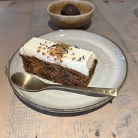 Carrot cake and after eight ball  at The Vibe in Liverpool