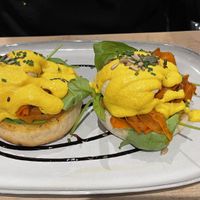 Eggs royale (salmon)  at The Vibe in Liverpool