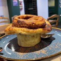 Cinnamon bun  at The Vibe in Liverpool