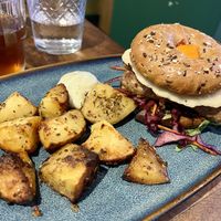 Brunch bagel  #Veganuary at The Vibe in Liverpool