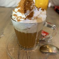 Biscoff latte  at The Vibe in Liverpool