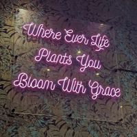 One of the beautiful signs at The Vibe in Liverpool