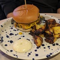 The smash burger at The Vibe in Liverpool
