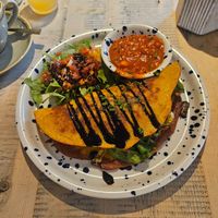 Omelette - big portion! at The Vibe in Liverpool