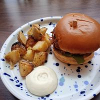 Double Cheeze Smash Burger at The Vibe in Liverpool