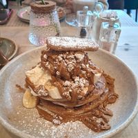 Biscoff pancakes! at The Vibe in Liverpool