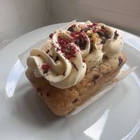 Raspberry pistachio cake  at The Vibe in Liverpool