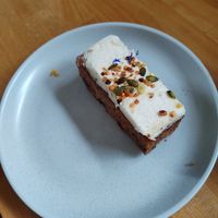 Carrot cake at The Vibe in Liverpool