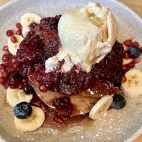 Berries pancakes   at The Vibe in Liverpool
