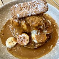 Biscoff pancakes   at The Vibe in Liverpool