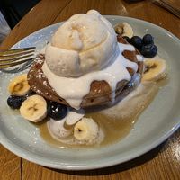 Pancakes from kids menu. at The Vibe in Liverpool