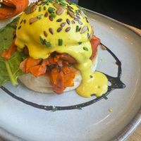Veg benedict at The Vibe in Liverpool