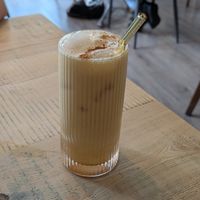 Golden chai at The Vibe in Liverpool