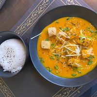 Mango Tofu- contains no honey  at The Seasonal in Lagos