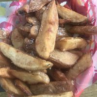 Amazing chips 💚 at The Rainbow Skull in Maidstone