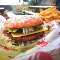 Obi Juan Kanobi Burger at The Rainbow Skull in Maidstone
