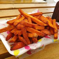 Sweet Potato Chips at The Rainbow Skull in Maidstone