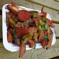 Pizza Fries at The Rainbow Skull in Maidstone