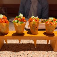 Carrot cornet at Pinchy's in Melbourne