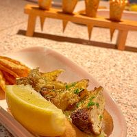 Lion’s mane mushroom roll at Pinchy's in Melbourne